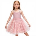 thumbnail image 1 of Icvfdpl Robe de Printemps pour Filles, Robe de Fête Sans Manches en Tulle pour les Fêtes, Robe de Danse Princesse, Vêtement d'Extérieur, Jolie Robe d'Été 18-24 Mois, 1 of 5