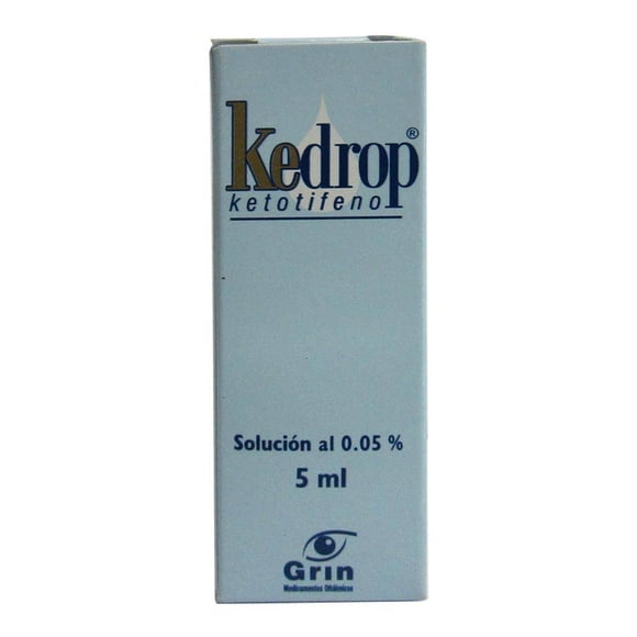 Ketoptifeno Kedrop 0.05% solución oftálmica 5 ml
