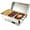 1/3 Pan 1 Pack Silver, variant on 9QT Electric Chafing Dish Buffet Warmer, Stainless Steel Chafer with Full-Size and 2 Half-Size Pans, 400W Heating and Stainless Steel Lid