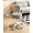 Gray, variant on BTFYOU Comfy Armless Round PU Rolling Stool with Wheels | Height Adjustable Multipurpose Stool for Salon, Tattoo Studio, Medical Use, Home and Office Work Pack of 4(Pink)