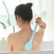 thumbnail image 1 of Cepillo corporal con cerdas tiene cerdas suaves con mango largo curvo para baños exfoliantes Cerdas de masaje para baños húmedos o secos Adecuado tanto para hombres como para mujeres esponja de ducha, 1 of 8