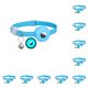 thumbnail image 1 of Billuyoard Collar de seguimiento de mascotas con rayas reflectantes, gargantilla de animales pequeños, suministros para mascotas, accesorios de Type1 NO1, 1 of 6