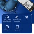 thumbnail image 3 of SSD NVMe M.2 PCIe Gen3x4 2280 De 2 TB: Alta Velocidad, Rendimiento Estable, Funcionamiento Robusto, Flexibilidad, Diseño Compacto, Controlador De Cuatro Carriles, 3D TLC NAND, Se, 3 of 7
