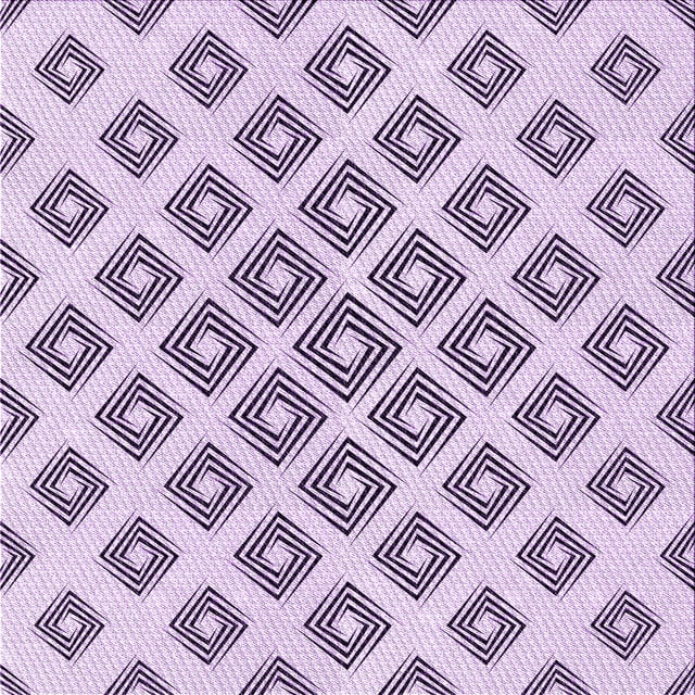 Ahgly Company Machine Washable Indoor Square Transitional Purple Flower Purple Area Rugs, 5' Square