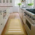 thumbnail image 5 of My Magic Carpet 2.5'x7' Machine Washable Non-Slip Kitchen Hallway Rug - Dash And Dot Honey Beige, 5 of 6