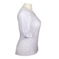 thumbnail image 4 of Blusa George Talla M Cuello U Blanco, 4 of 4