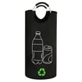thumbnail image 4 of Waterproof Recycling Bag 82L, Oxford Cloth Storage Container, Foldable Heavy Duty Household Organizer for Bottle Collection, 4 of 6