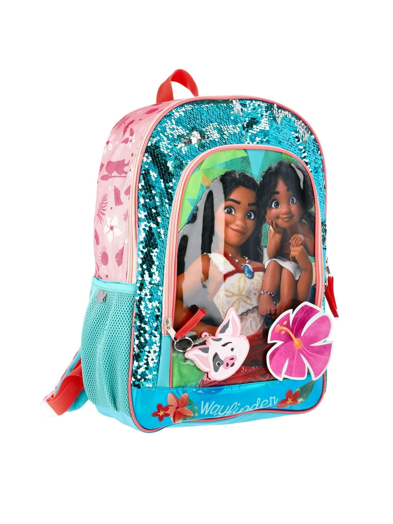 Disney Moana Girls' Sequined 17