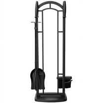 Uniflame F-1119 5 Piece Black Wrought Iron Fireset