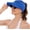 Blue, variant on Women's UPF 50+ UV Protection Sun Visor Hat, Sun Hats for Women, Lightweight Foldable Ponytail Sports Cap(Pink)