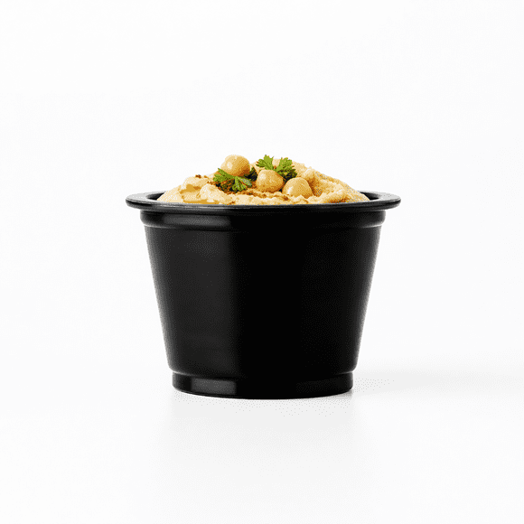 Biocup Insumo Gastronómico Vaso Soufflé Negro 1oz Polipro 100 Piezas