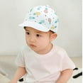 thumbnail image 2 of ZHENHONG Baseball Caps for Girls Baby Sunhat Adjustable Trucker Flat Eaves Beret Baseball Cap Toddler Summer Hats Dad Hats, 2 of 2