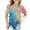 Light Green, variant on Girls' Tie-Dye Short Sleeve Tee, Summer Casual Crewneck Tops for Kids 5-14 Years