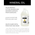 thumbnail image 2 of Velona Food Grade Mineral Oil 70 Viscosity NF USP Grade - 1 Gallon / 128 Fl Oz | for Cutting Boards, Countertops and Stainless Steel, Knife, Tool, Machine, and Equipment, 2 of 5