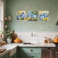thumbnail image 3 of ZHONGYUTONG Lemons Wall Art Set of 3 Pictures of Lemons for Kitchen Yellow Citrus Fruit Canvas Prints Farmhouse Kitchen Dining Pantry Room Bar Decor Framed (24.00" x 24.00" x 3PCS), 3 of 5