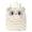 White, variant on GobdXE Back To School Unisex Student Solid Corduroy 3D Ear Penguin Mini Backpack Embroidery Face Front Pocket Lightweight Daypack Size:One Size