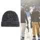 thumbnail image 3 of Gorro de invierno Zulema Gorro de clima frío para hombre Gorro elástico suave Gris oscuro, 3 of 6