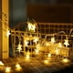 thumbnail image 3 of Luces de hadas de estrellas, 6M, 40 piezas, luces LED alimentadas por batería, dos modos, monocromáticas y decoración brillante, relámpagos para Navidad, bodas, cumpleaños, fiestas de San Valentín, dormitorios, interiores y exteriores (blanco cálido) Sailing  Electrónica, 3 of 6