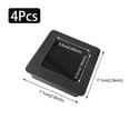 thumbnail image 3 of Allume 4Pcs Solar Light Replacement Top, Square Solar Panel Top Replacement Black, 3 of 8