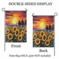 thumbnail image 2 of Sunflowers Summer Garden Flag Farm Barn Floral 12" x 18", 2 of 5