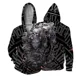 thumbnail image 3 of Sudadera con capucha y cremallera con estampado de lobo elegante Sudadera moderna y versátil para hombre Ropa informal y cómoda para hombre Sudadera para hombre, 3 of 4
