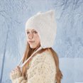 thumbnail image 2 of Kids Girls Beanie Cute Hat Outdoor Warm Solid Hats Kids Pullover Hat One Size, 2 of 5