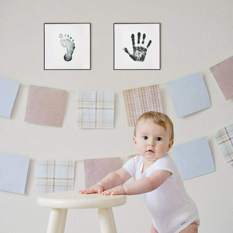 Handprint And Footprint, Imprint Kit For Newborn 0-6 Months, Footprint Kit,  Paw Print Kit Dog, Paw Print Kit Cat, Clean Touch Ink Pad