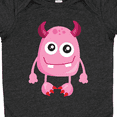 thumbnail image 4 of Inktastic Cute Monster, Pink Monster, Funny Monster, Horns Boys or Girls Baby Bodysuit, 4 of 5