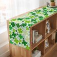thumbnail image 6 of Table Runners 90 Inches Long Dress Scarves, St. Patrick's Day Farmhouse Coffee/Dining/Kitchen Table Runner for Living Room, Lucky Shamrocks Spring Leaves Botanical 13x90 Inch, 6 of 9