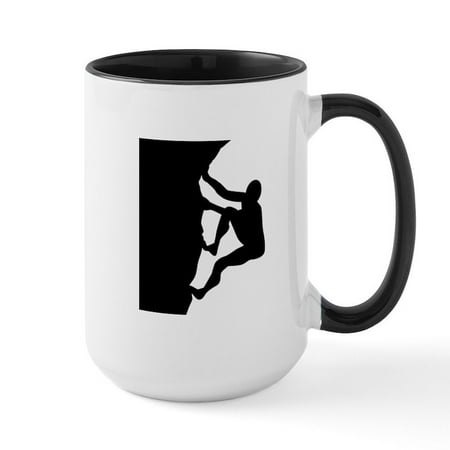 

CafePress - Climbing Large Mug - 15 oz Ceramic Large Mug