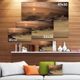 thumbnail image 3 of Beautiful Brown Fantasy Terrain - Impression sur Toile Paysage, 3 of 4