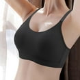 thumbnail image 2 of Everyday Bras for Women Womens Compression Sports Bra The Running Girl Sports Bra Lift Bras for Women Push up Women Bra Strapless Sports Bra Padded 36c Bras for Women Push up Low Back Bras Black 34, 2 of 4