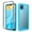 Sky Blue, variant on For OPPO A15 Starry Sky Solid Color Series Shockproof PC + TPU Protective Case