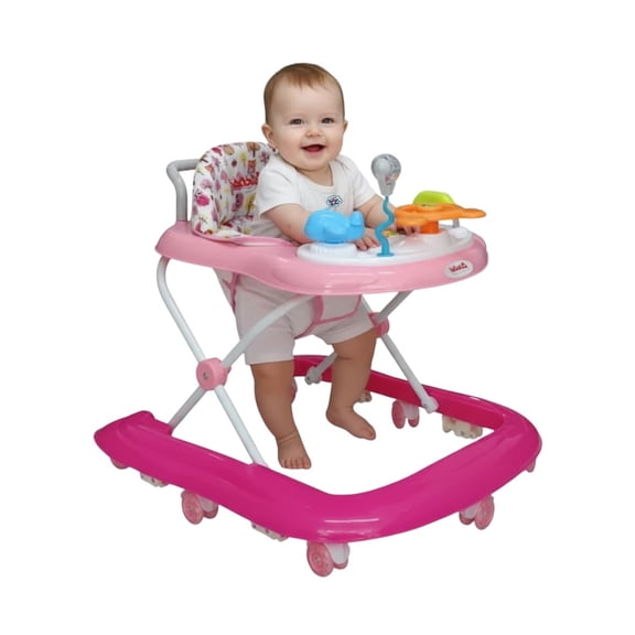 Andadera D´Bebe Upa Bebe Rosa