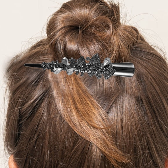 IFANLANDOR Pinza Para Metálica Gris Con Estilo Retro Y Para Mujer