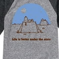 thumbnail image 3 of Peanuts - Life Is Better Under The Stars - Toddler And Youth Raglan Graphic T-Shirt, 3 of 6