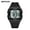 black white, variant on Unisex Digital Sports Watch – Waterproof, Luminous, Multifunctional LED Display