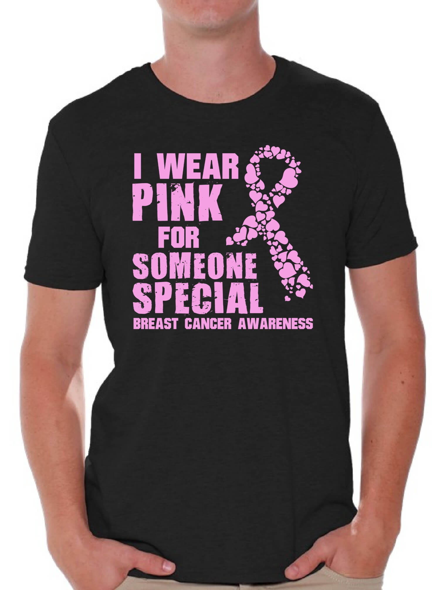 Breast Cancer Awareness T-Shirt with Paisley Ribbon — The Pink Ribbon Shop