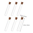 thumbnail image 2 of Weiweiguan 25pcs Plastic Test Tube Labs Spice Storage Tubes Science Liquid Container, 2 of 7