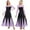 Black, variant on iiniim Women Anime Inflatable Prestige Costume Long Sleeves Black and Purple Bodycon Dress Size S-4XL Black 4XL