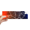 thumbnail image 1 of Brown Star Crystal Universe Sky Fantasy Rectangle Bumper Sticker Notebook Window Decal, 1 of 1