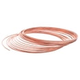 thumbnail image 2 of KAKOWELY craft work wires Square Copper Wires Wrapping Copper Jewelry Beading Wire Craft Work Wires for Craft Work DIY Projects Jewelry Making Accessories 6 Meters, 2 of 5