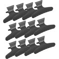 thumbnail image 1 of 12 pinzas para el pelo de mariposa, juego de peluquería para mujer, pinzas para el pelo antideslizantes, pinzas para el pelo con forma de garra (negro), 1 of 5