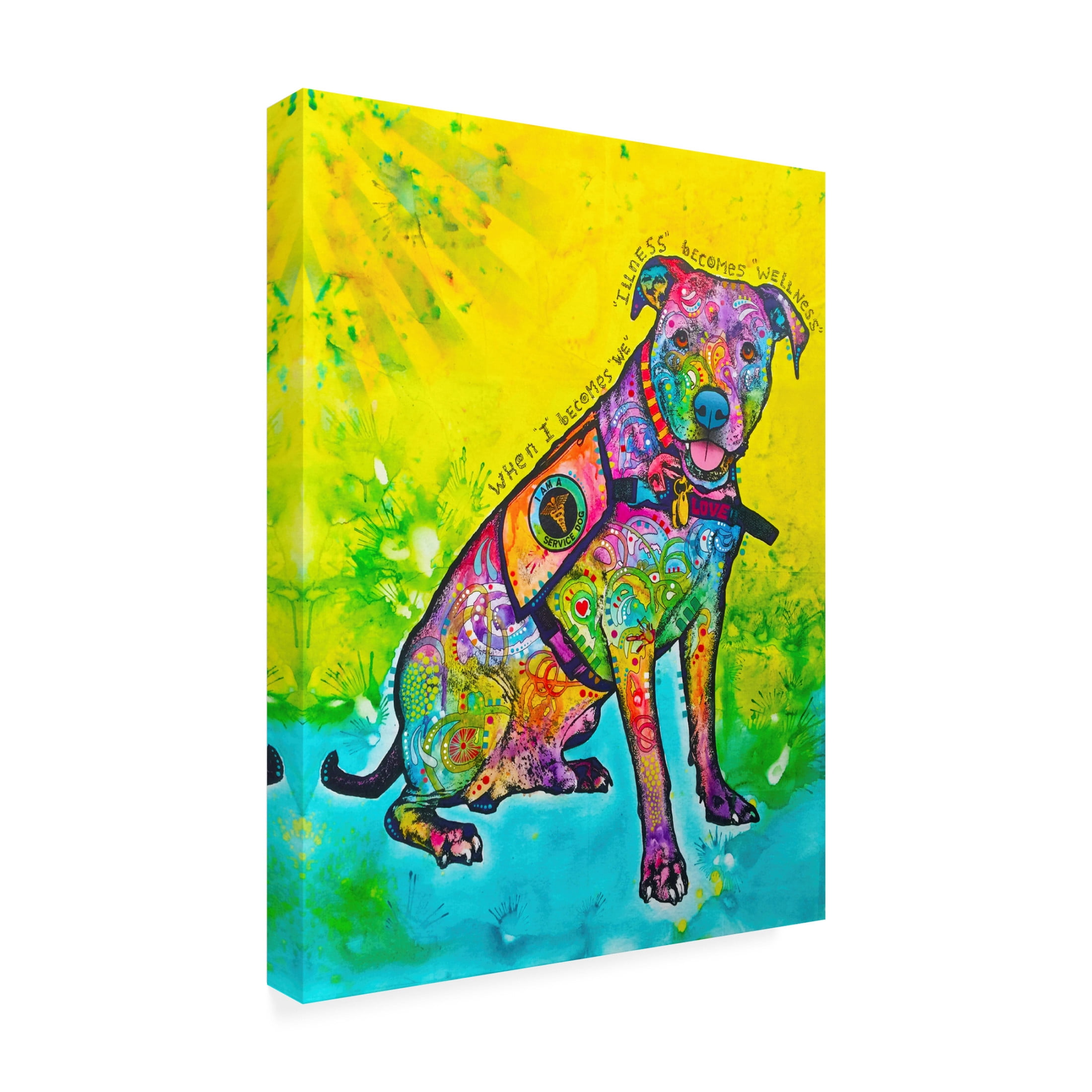 Canvas Wall Art - Dean Russo 'When I Becomes We' Wall Art for Living Room, Bedroom, or Office Décor by Trademark Fine Art - 14 x 19 Inches