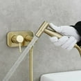 thumbnail image 3 of Handheld Bidet Toilet Sprayer,Brushed Gold Bidet Sprayer For Toilet Hot And Cold Water,304 Stainless Steel Baby Cloth Diaper Sprayer Kit For Cleaning, 3 of 5
