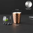 thumbnail image 2 of Stainless Steel Tumbler With Textured Wave Pattern Surface Reusable Drinking Cup For Home And Office Use, 2 of 5
