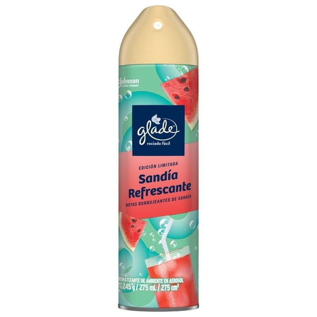 Aromatizante en aerosol Glade Sandía Refrescante 275ml