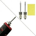 thumbnail image 2 of Soldering Tips USB Soldering Iron Head Replacement Soldering Iron Tips Welding Head for E10 Interface(Tip B+Tip C),2 X Soldering Iron Tip(tip B+tip C) 1 X Cleaning Sponge,Silver, 2 of 8