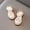 Beige, variant on Dpytoraw Girls Sandals Half Open Toe Mesh Design Sandals Flat Sandals Summer Dress Shoes For Toddler Little Child Girls Sandals For Wedding Size 7