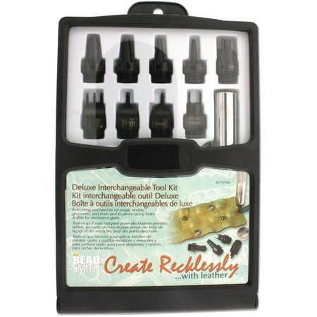 - Create Recklessly Leather Deluxe Interchangeable Tool Set, 20pcs